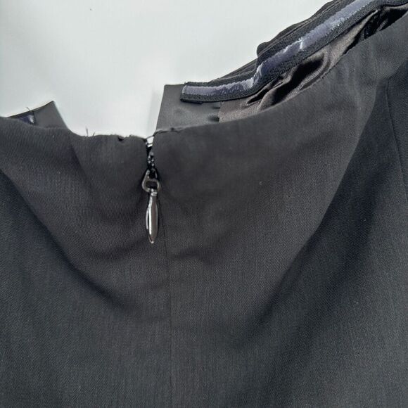 City Chic Womens Sexy Tux Jumpsuit Size L/20 Black Wedding Party Career Sleek - Picture 11 of 12